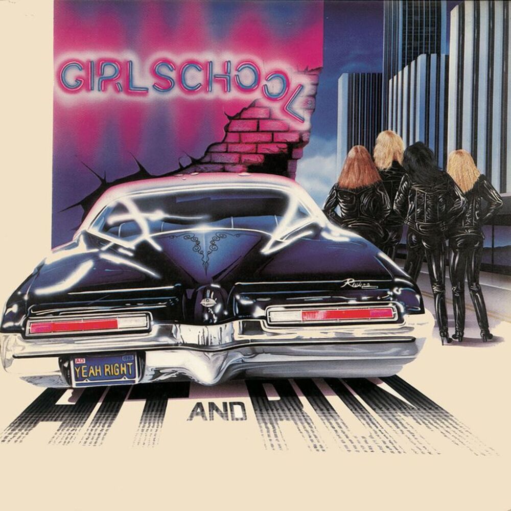 Girlschool - Hit & Run - Strawberry Pink  LP LP